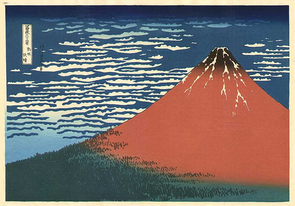 Hokusai Red Fuji